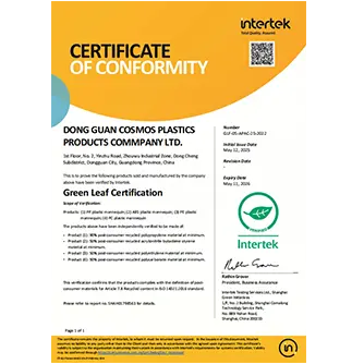 Intertek Green Leaf <br>Certification