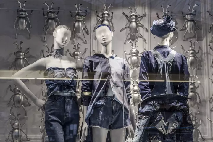 Sinsay Denim Days fönster, Warszawa – Polen